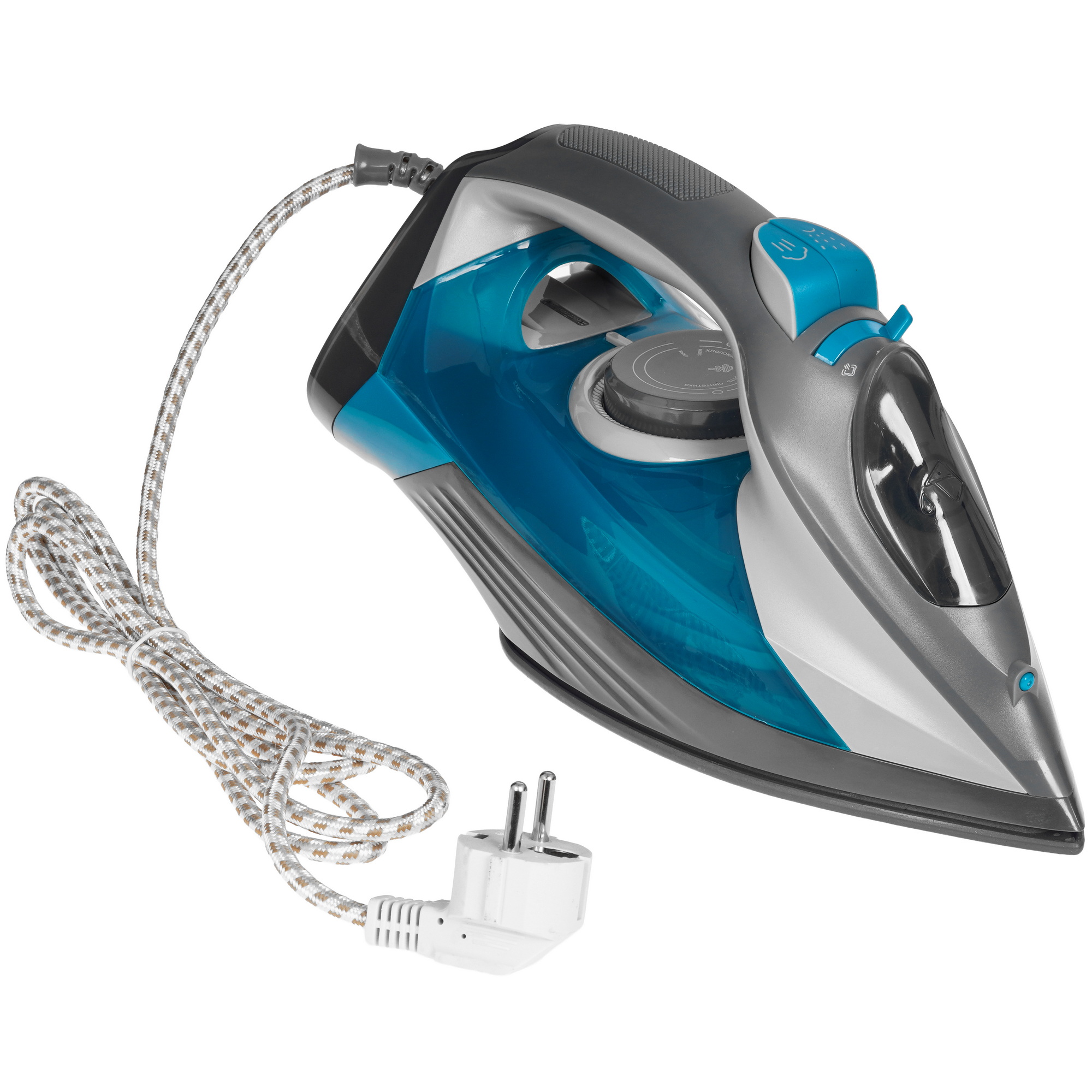 9235588 Утюг DELTA LUX DE-3002 серый STDN-0060524 - Вид №5