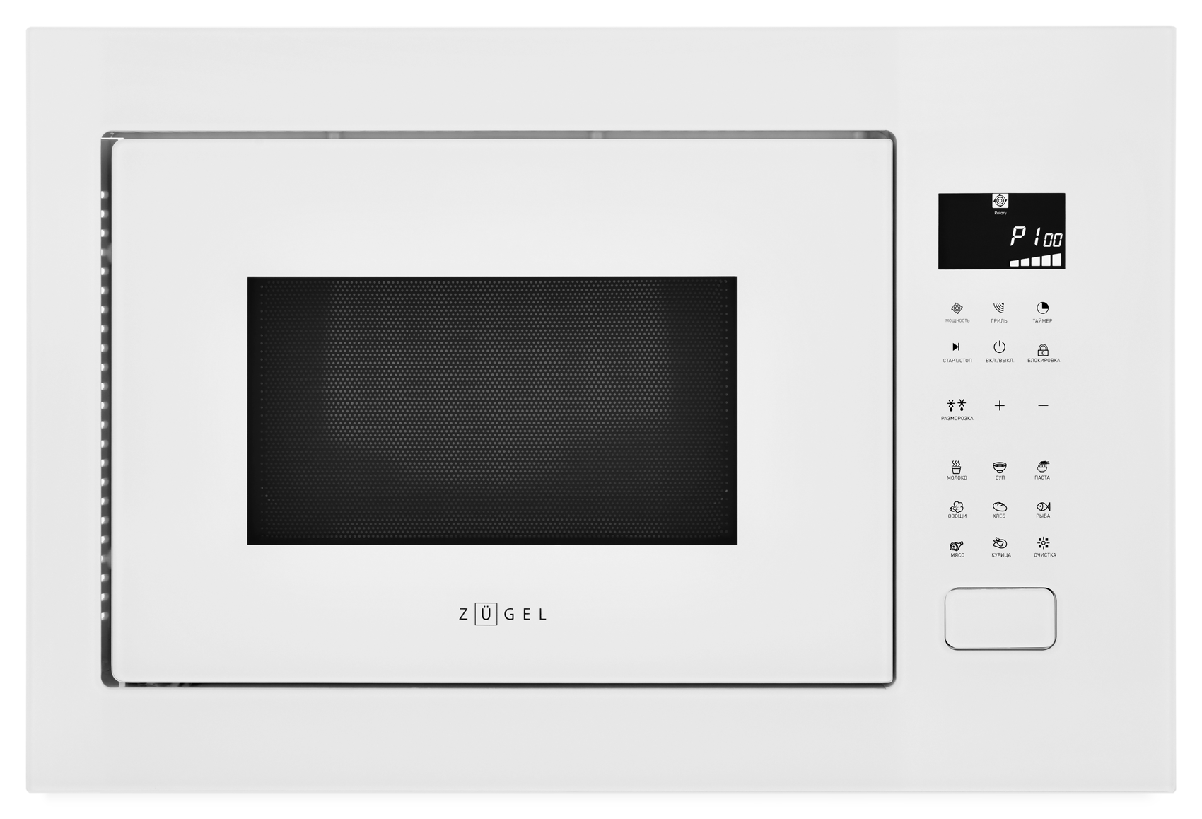 9990953 Встраиваемая микроволновая печь ZUGEL ZMO251W белый STDN-0134659 - Вид №2
