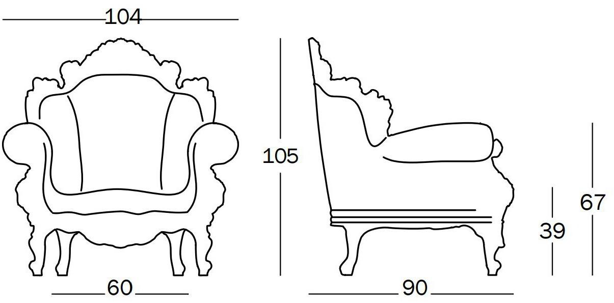 Magis Кресло полиэтиленовое с подлокотниками sun-id-1432976 - Вид №7