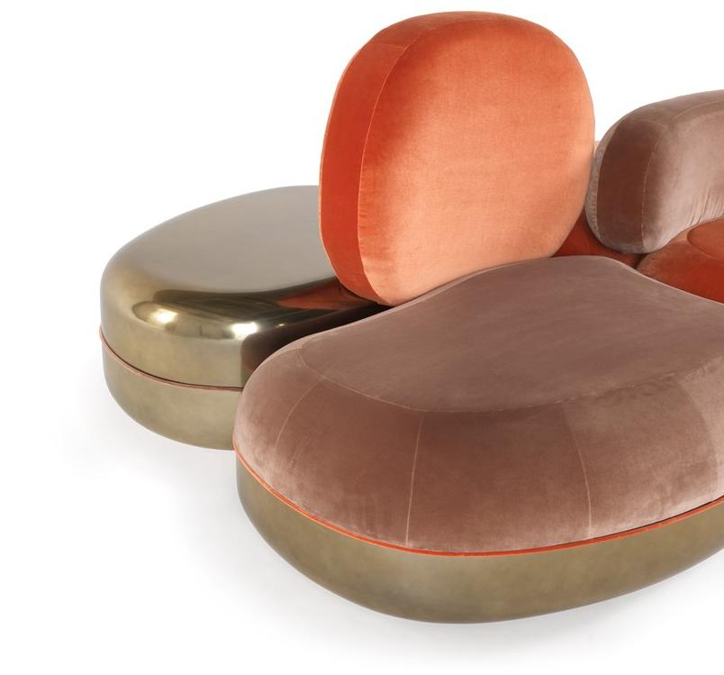 JCP UNIVERSE Модульный диван в бархате Belmer sun-id-1348372 - Вид №3