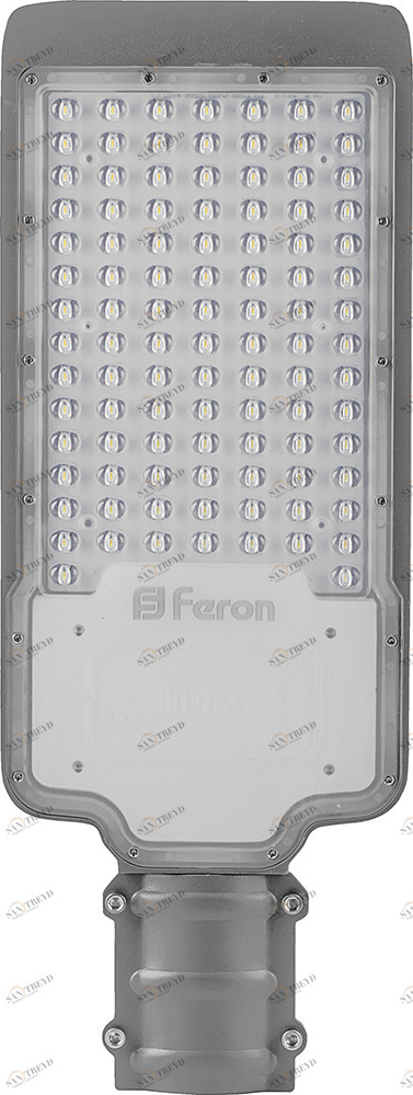 Светодиодный уличный консольный светильник 48 см 120W 6400K серый Feron 32573 FERON  00-3956148 Серый 
