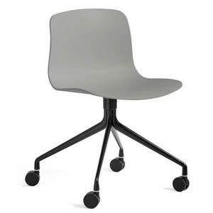 Стул AAC14, светло-серый с черным основанием