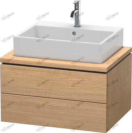 LC581605252 L-Cube Тумбочка для консоли Европейский дуб, декор Duravit