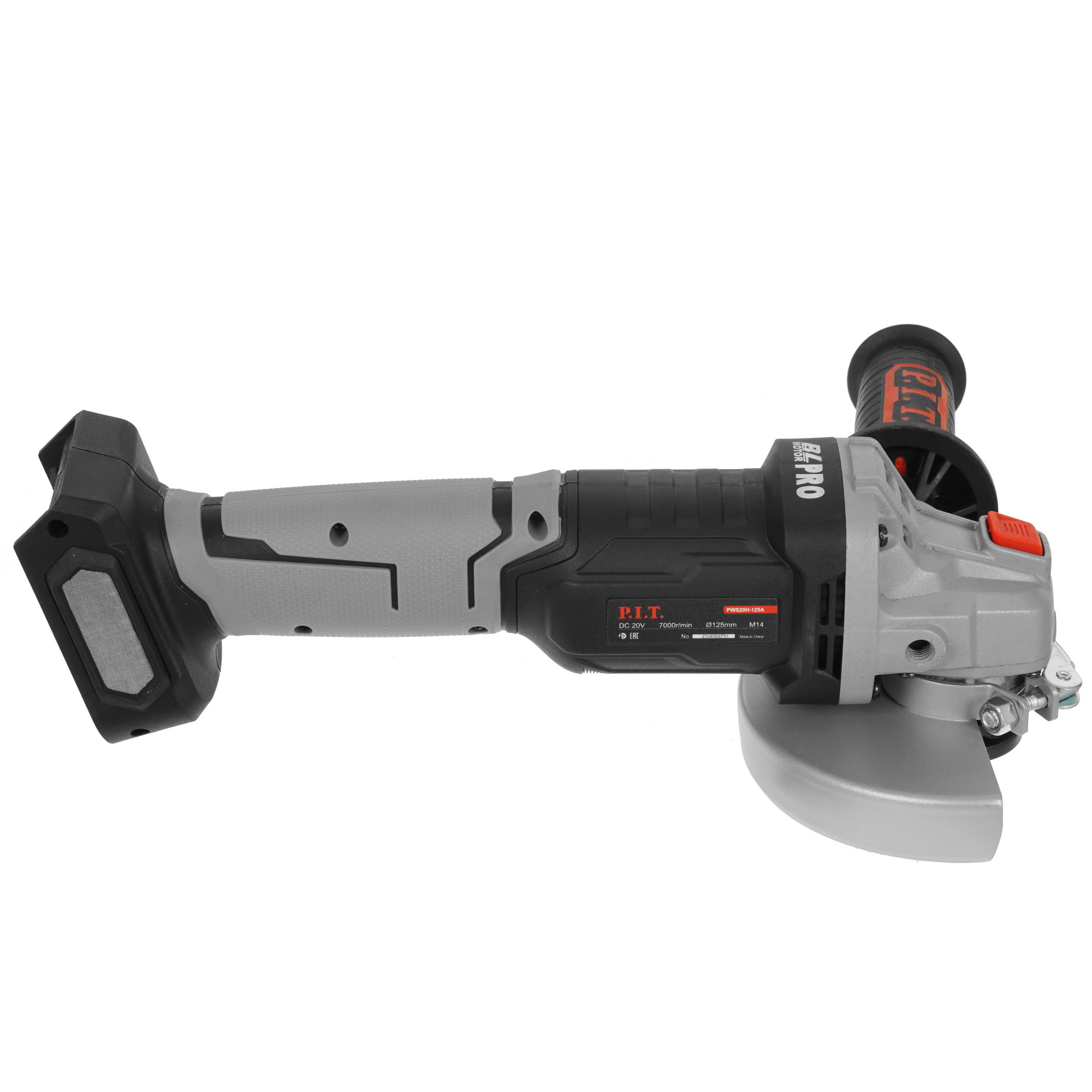 Углошлифовальная машина (УШМ) PIT PWS20H-125A SOLO OnePower 20V  , Без ЗУ, Без АКБ 5339002 STDN-0020730 - Вид №3