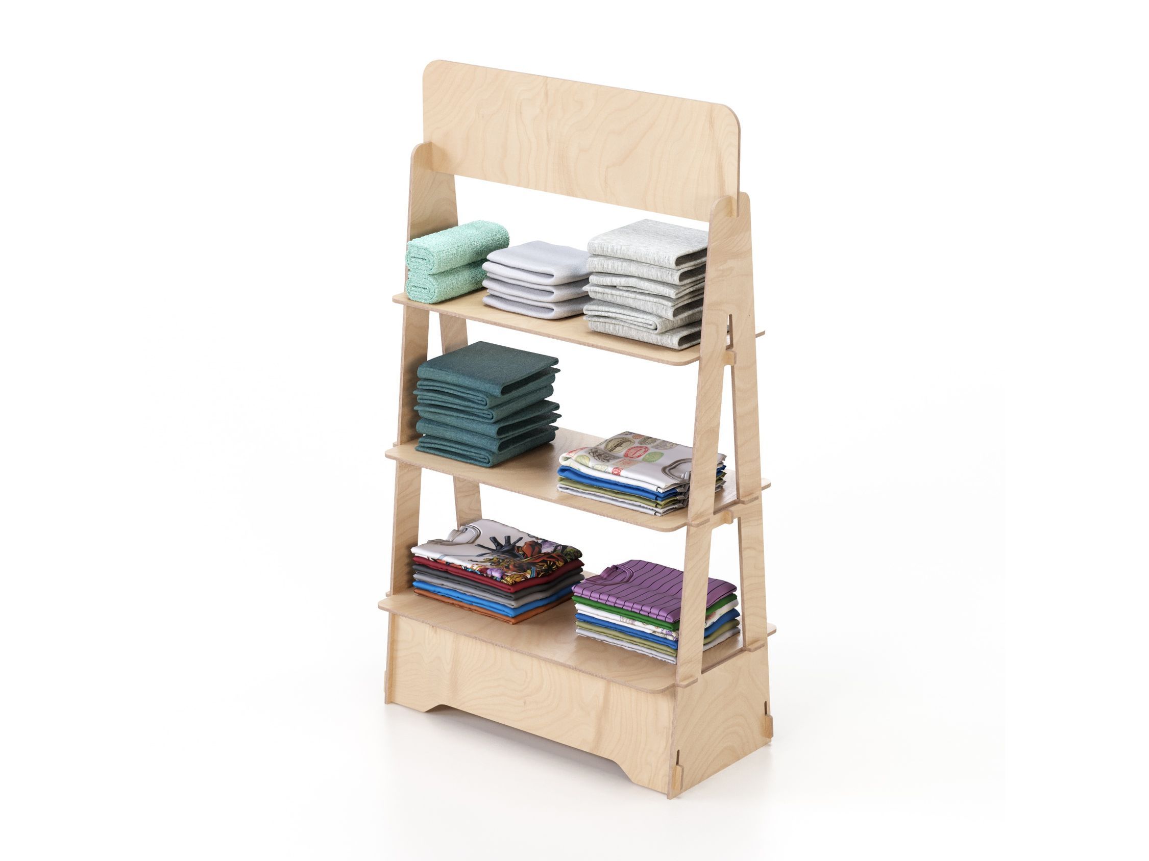 Деревянная напольная стойка дисплея Esposit экспоненты ARCH-00025830