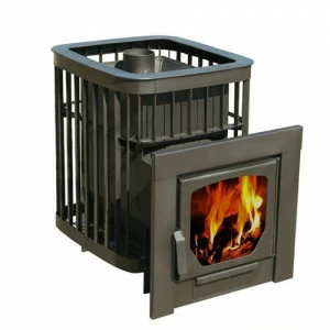 Печь для бани Варвара Каменка Панорама вынос 160