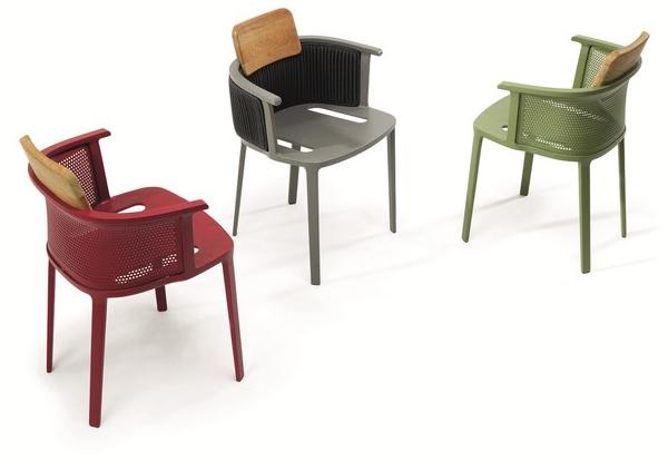 Ethimo Штабелируемый садовый стул из алюминия Nicolette Nipdim__t - Вид №4