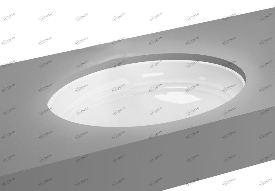 BМ8001B Встроенная раковина под столешницу овальная Tessoro EDEN