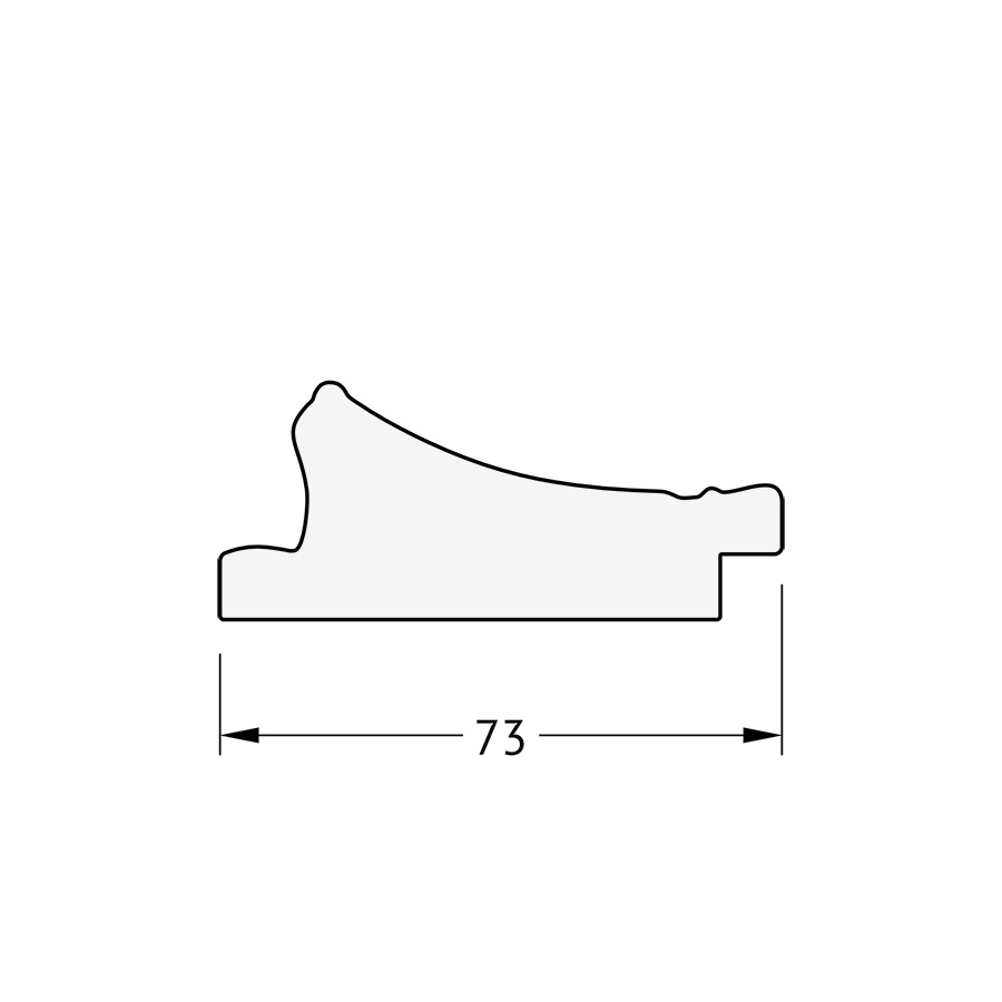 BY 4352 Зеркало с гравировкой в багетной раме - медный эльдорадо 73 mm EVOFORM Exclusive-G - Вид №4