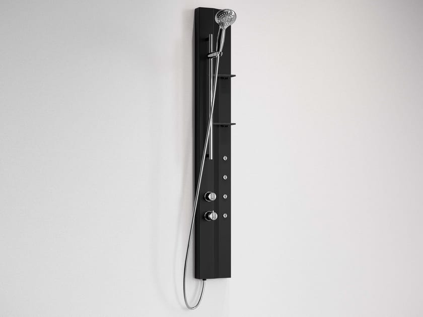 Алюминиевая настенная душевая колонна с ручным душем Novellini Z ARCH-00138854