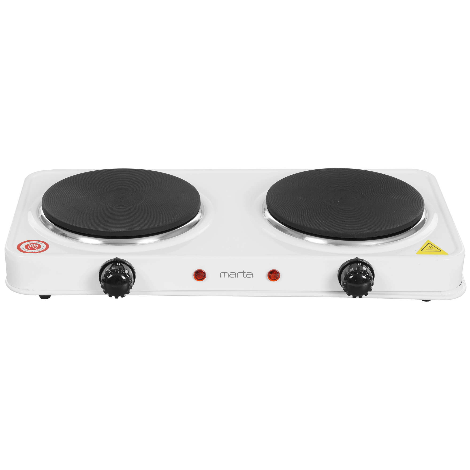 9177368 Плита компактная электрическая MARTA MT-HP4234A белый STDN-0006423 - Вид №1