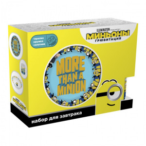289309 Набор для завтрака 3 пр. "Миньоны Грювитация"