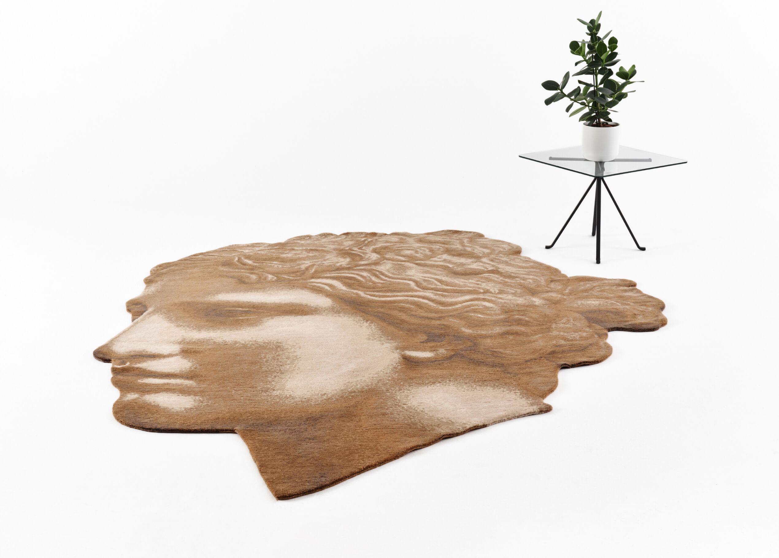 Изогнутый ковер ручной работы Tapis Rouge Miti ARCH-00070179 - Вид №3