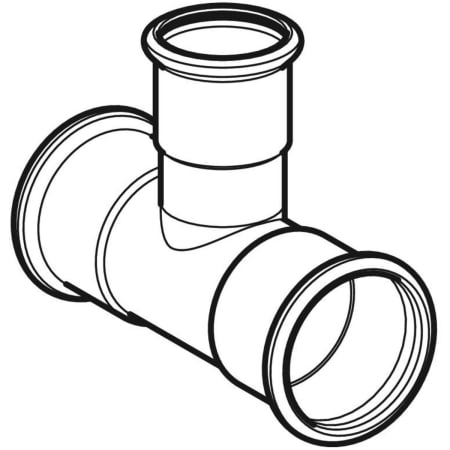 21234 Тройник переходной Geberit Mapress из углеродистой стали Geberit  - Вид №1