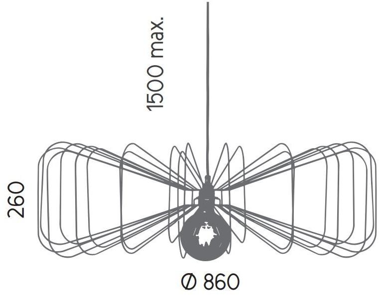 Aromas del Campo Подвесной светильник из металла  C1047  - Вид №2