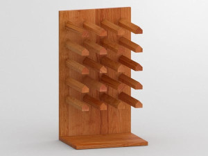 Винный шкаф из массива дерева