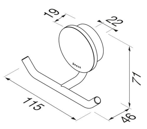 Двойной халат из нержавеющей стали Geesa Opal ARCH-00036517 - Вид №3