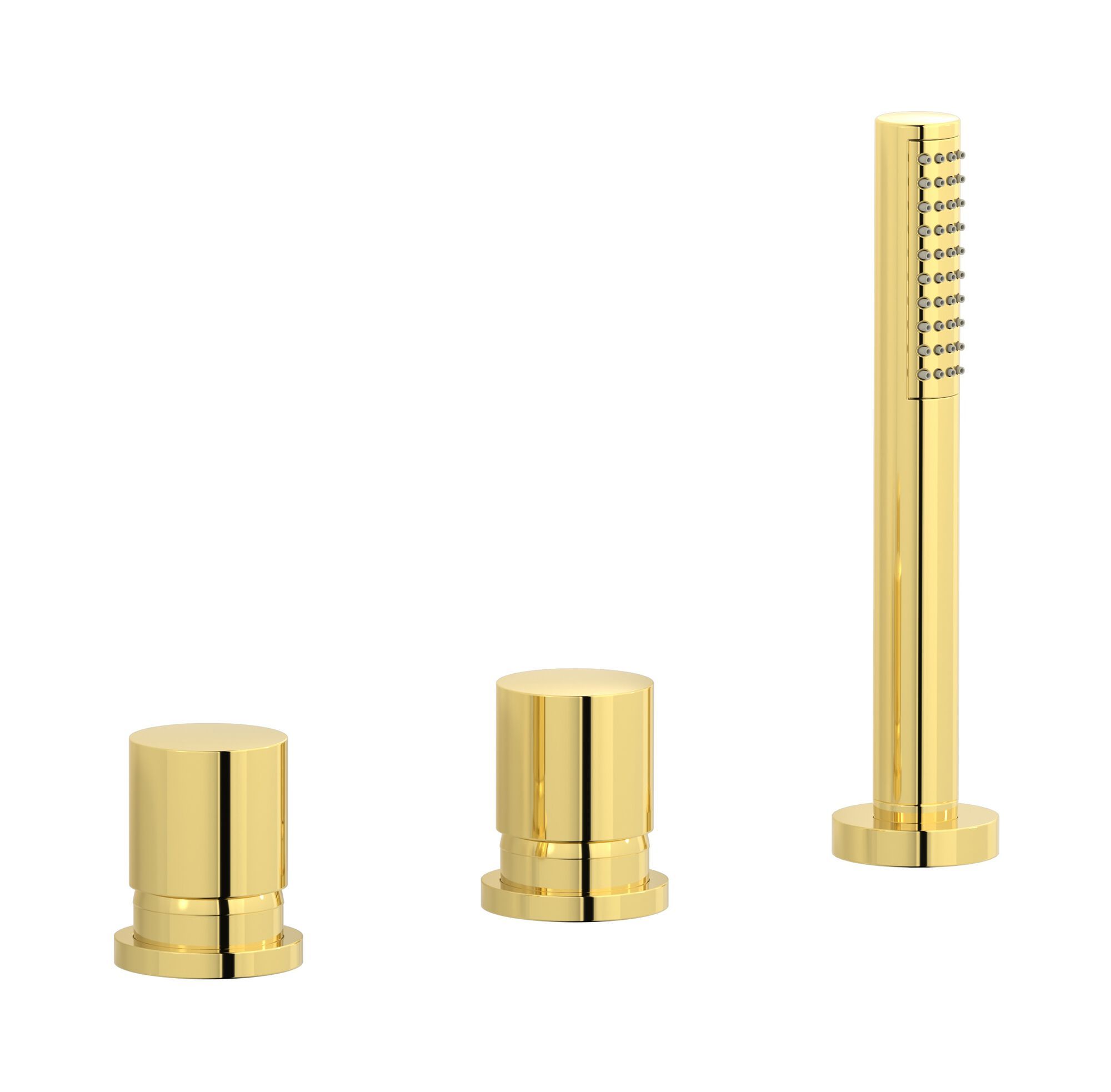 Смеситель для ванны с 3 отверстиями и ручным душем IB Brera ARCH-00050826 - Вид №9