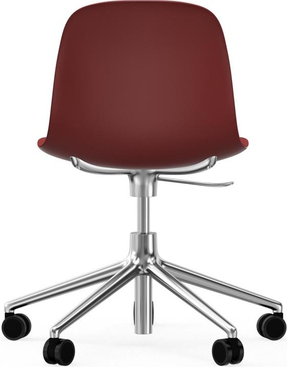 606045 Кресло Swivel 5W Gaslift Alu Red Normann Copenhagen Form - Вид №3