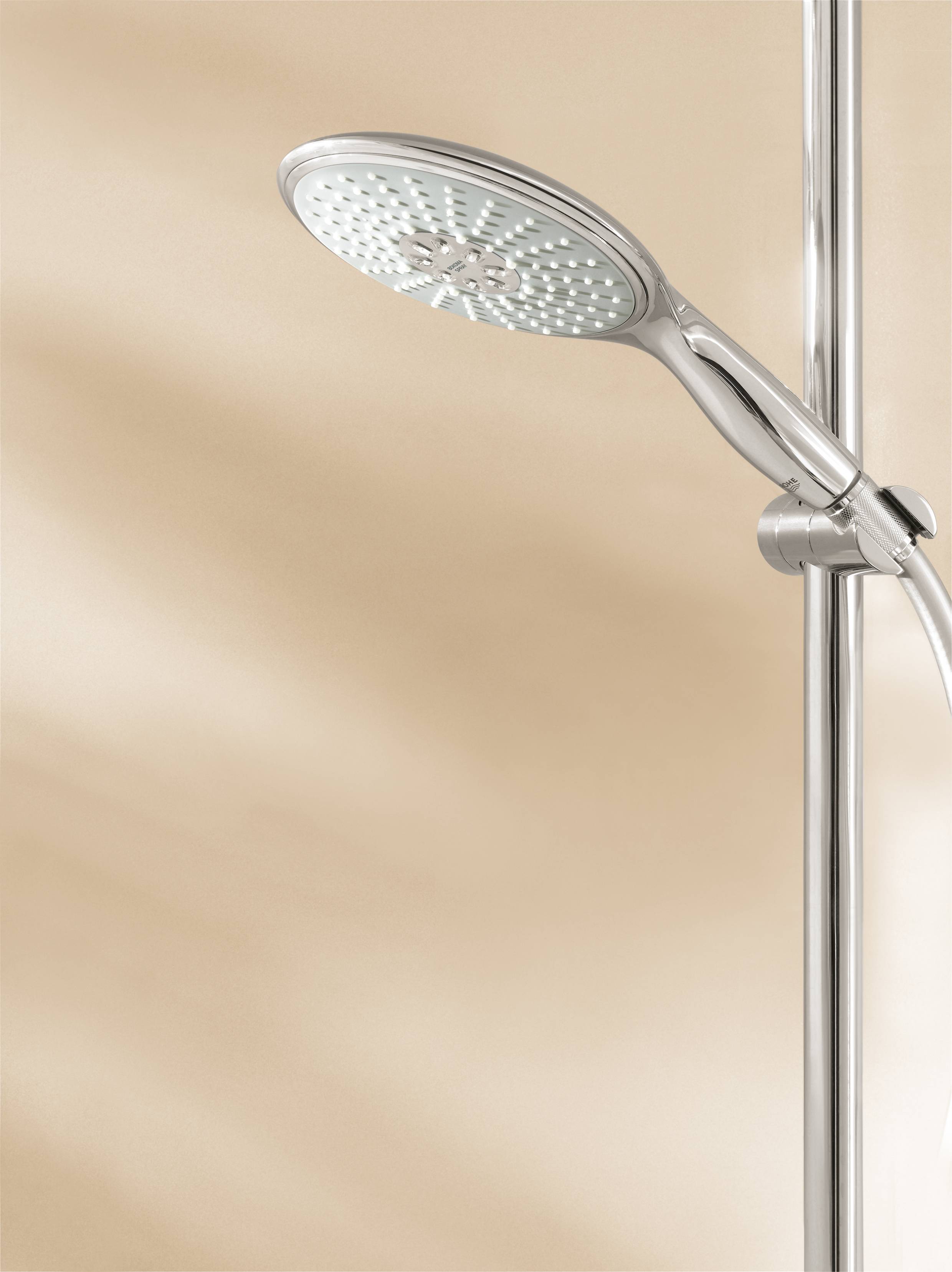 Душевой гарнитур GROHE Power&Soul 160 (ручной душ, штанга 900 мм, шланг 1750 мм) с ограничением расхода воды, хром (27750000) - Вид №1