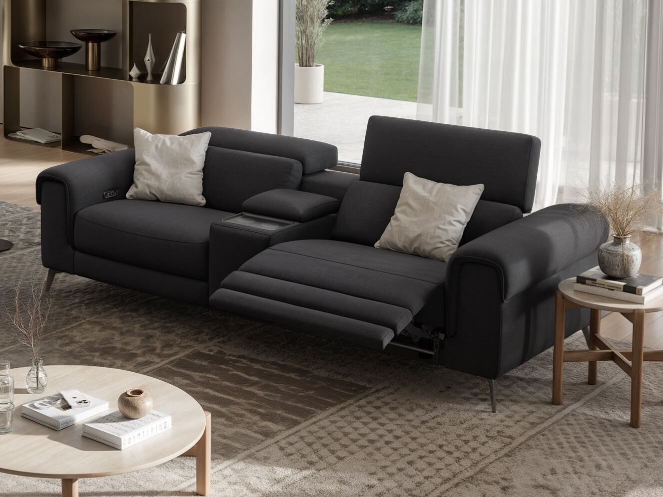 2 местный домашний кинотеатр ткань диван Sofanella Visso ARCH-00117113 - Вид №10