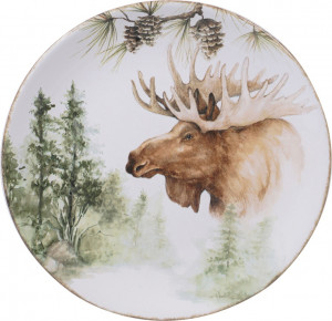 10642206 Certified International Тарелка закусочная Certified Int. Заповедный лес.Лось 23см, керамика Керамика