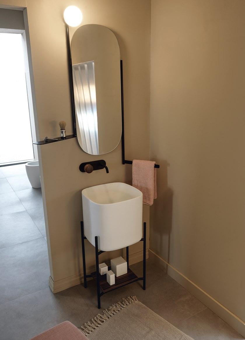 Scarabeo Ceramiche Тумба под умывальник из металла Diva sun-id-1385152 - Вид №3