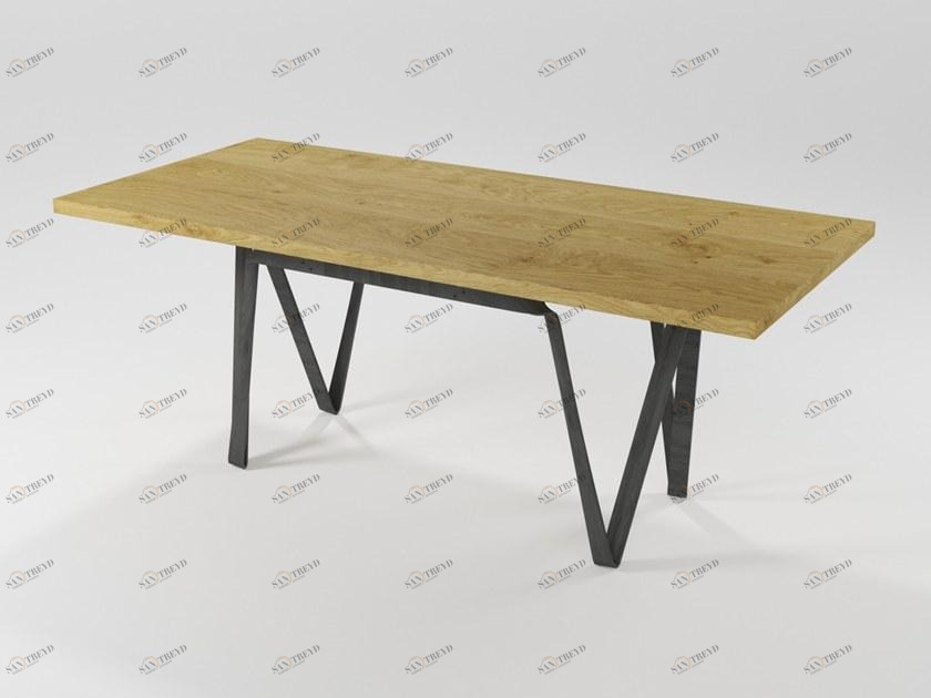 Barel Прямоугольный обеденный стол из массива дерева Lama sun-id-1348648