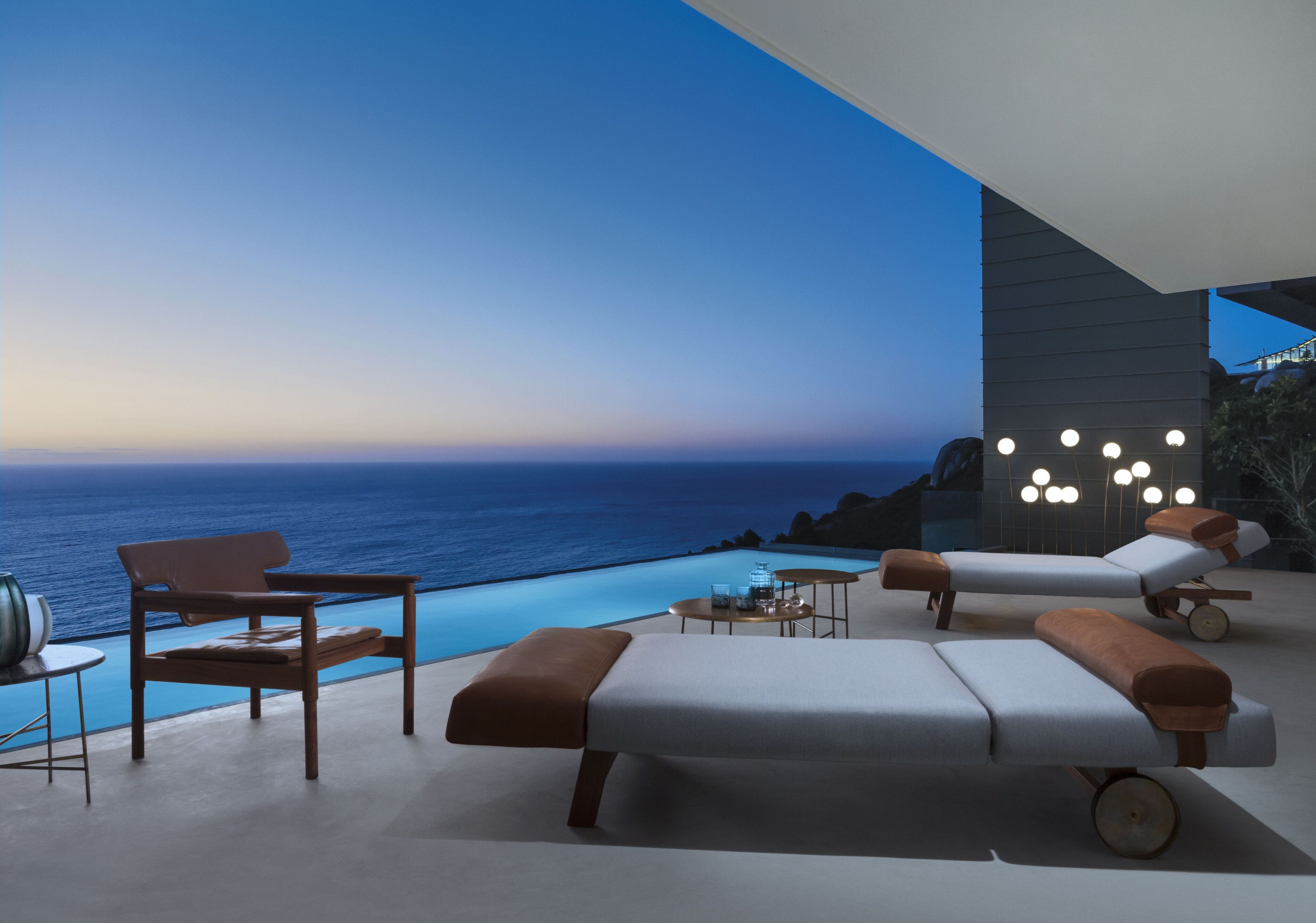 Садовая кровать с откидной спинкой из ткани Exteta 10th ARCH-00084614 - Вид №5