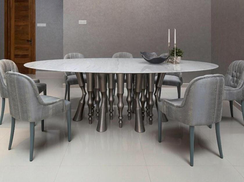 Jetclass Обеденный стол из мрамора  Jzo201 (a/b)  - Вид №3