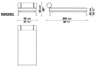 B&B Italia Outdoor 2-местный тканевый садовый диван Ribes sun-id-1372306 - Вид №28