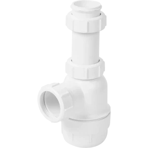 Сифон для мойки McAlpine без выпуска регулируемый по высоте ø40 мм полипропилен MRSK2-NW