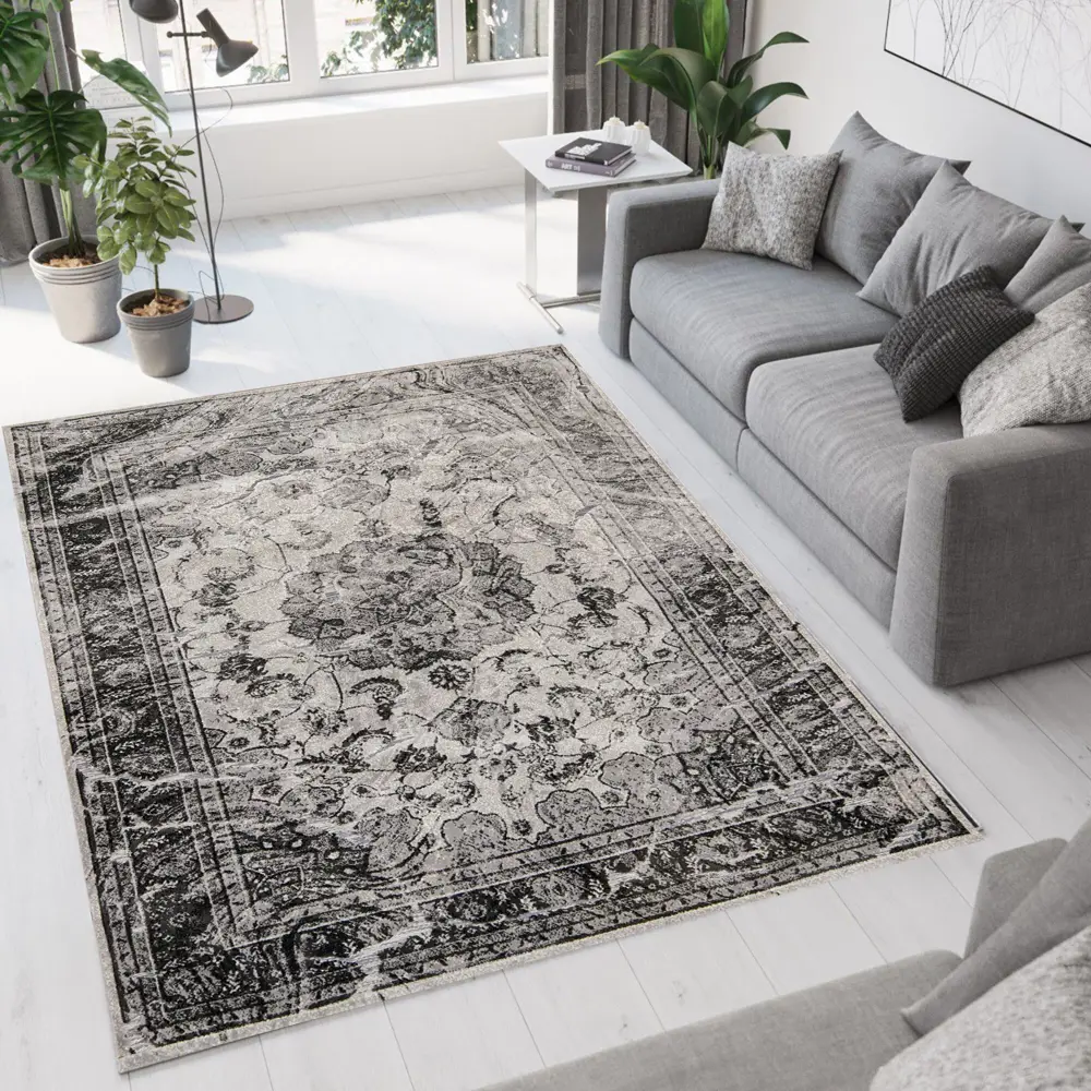 83604329 Ковер вискоза Рим 814X 160х235 см цвет серый STLM-1059349 CTIM  - Вид №5