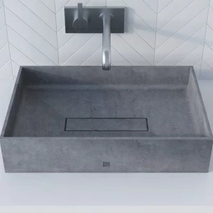 WВ606SERYJ Накладная раковина на столешницу  прямоугольная BetOn