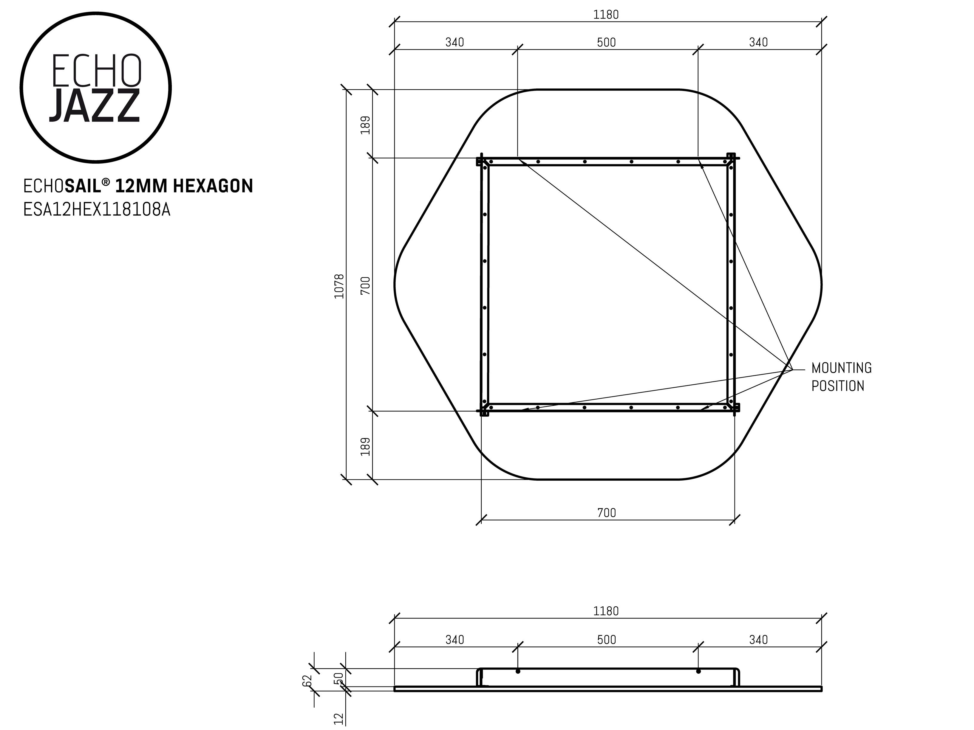 Акустическая подвесная панель из ПЭТ ECHOJAZZ ECHOSAIL® ARCH-00062331 - Вид №8