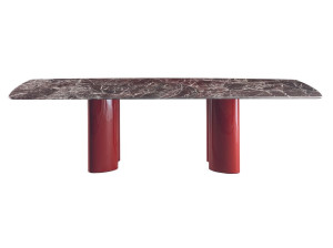 Прямоугольный мраморный стол