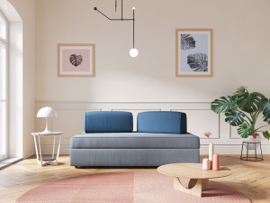 Раскладной диван-кровать из ткани