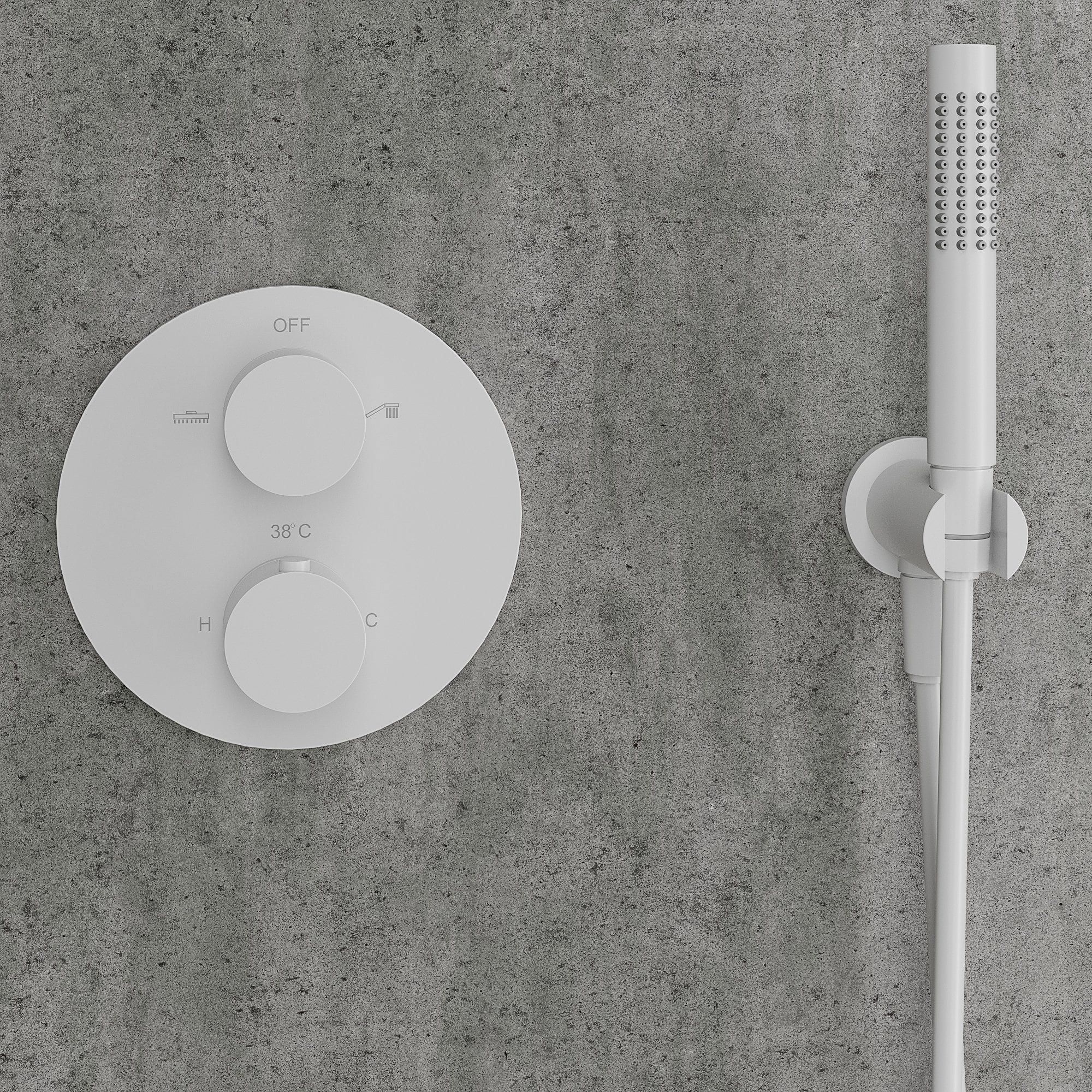 Встраиваемый смеситель для душа с 4 отверстиями и ручным душем LUSSO Luxe ARCH-00019541 - Вид №7