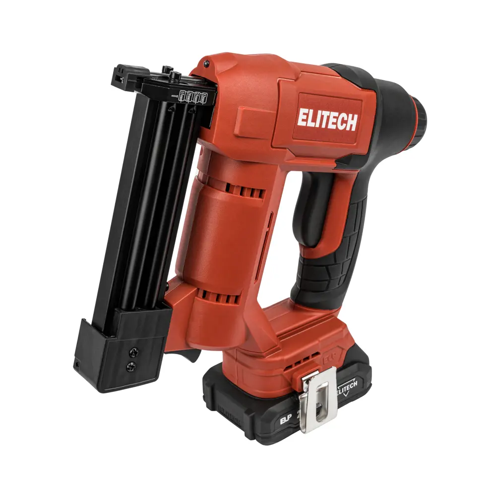 Пистолет гвоздезабивной аккумуляторный по дереву Elitech 2032Л, 20 В Li-Ion 2 Ач 18GA STLM-2042562