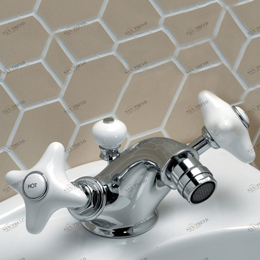 Смеситель для биде UTWR720CR Devon Devon WHITE ROSE Devon&Devon