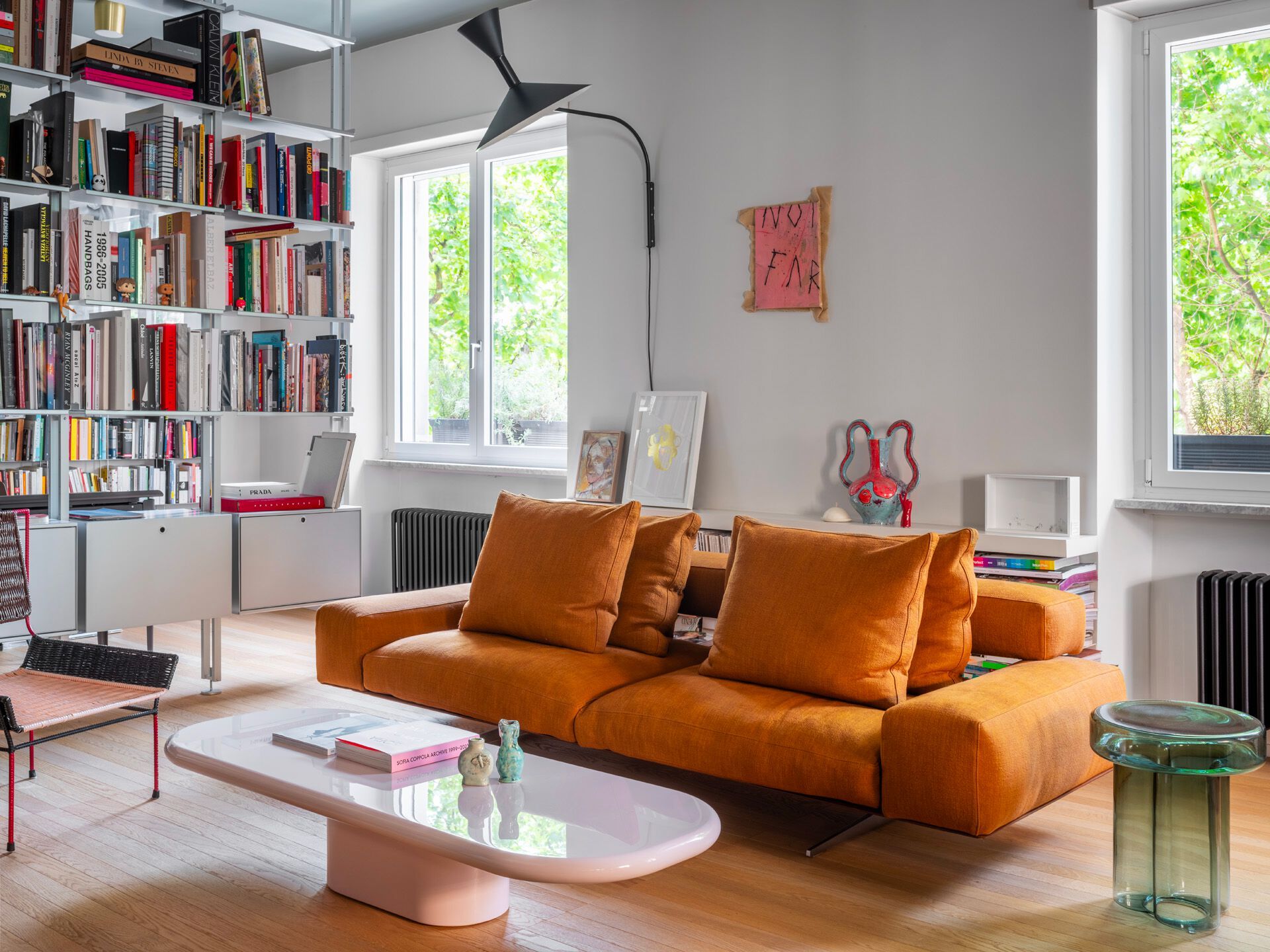 Гостиная МДФ прямоугольный низкий журнальный столик Punto Zero Franca e Allegra ARCH-00141957 - Вид №3