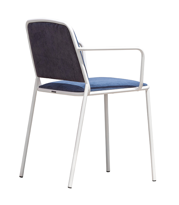 Ring 671 Кресло со стальным каркасом, 4 ножки. Сиденье и спинка мягкие. Et al. Ring - Вид №9