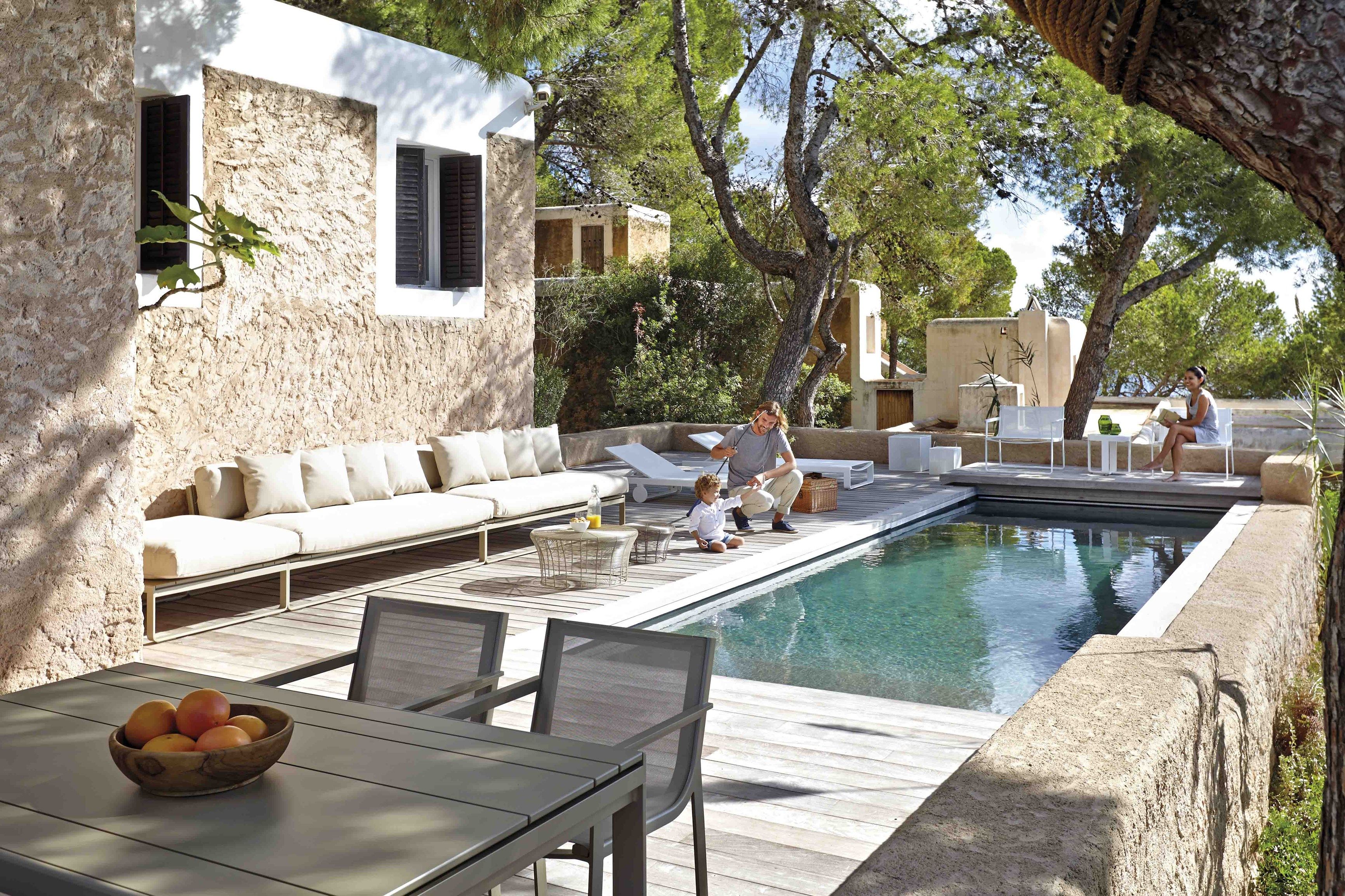 Низкий стул сада нержавеющей стали GANDIABLASCO Арам ARCH-00128154 - Вид №3