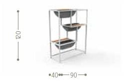 Talenti Высокая сеялка из алюминия с порошковым покрытием Jackie Jacplan - Вид №6