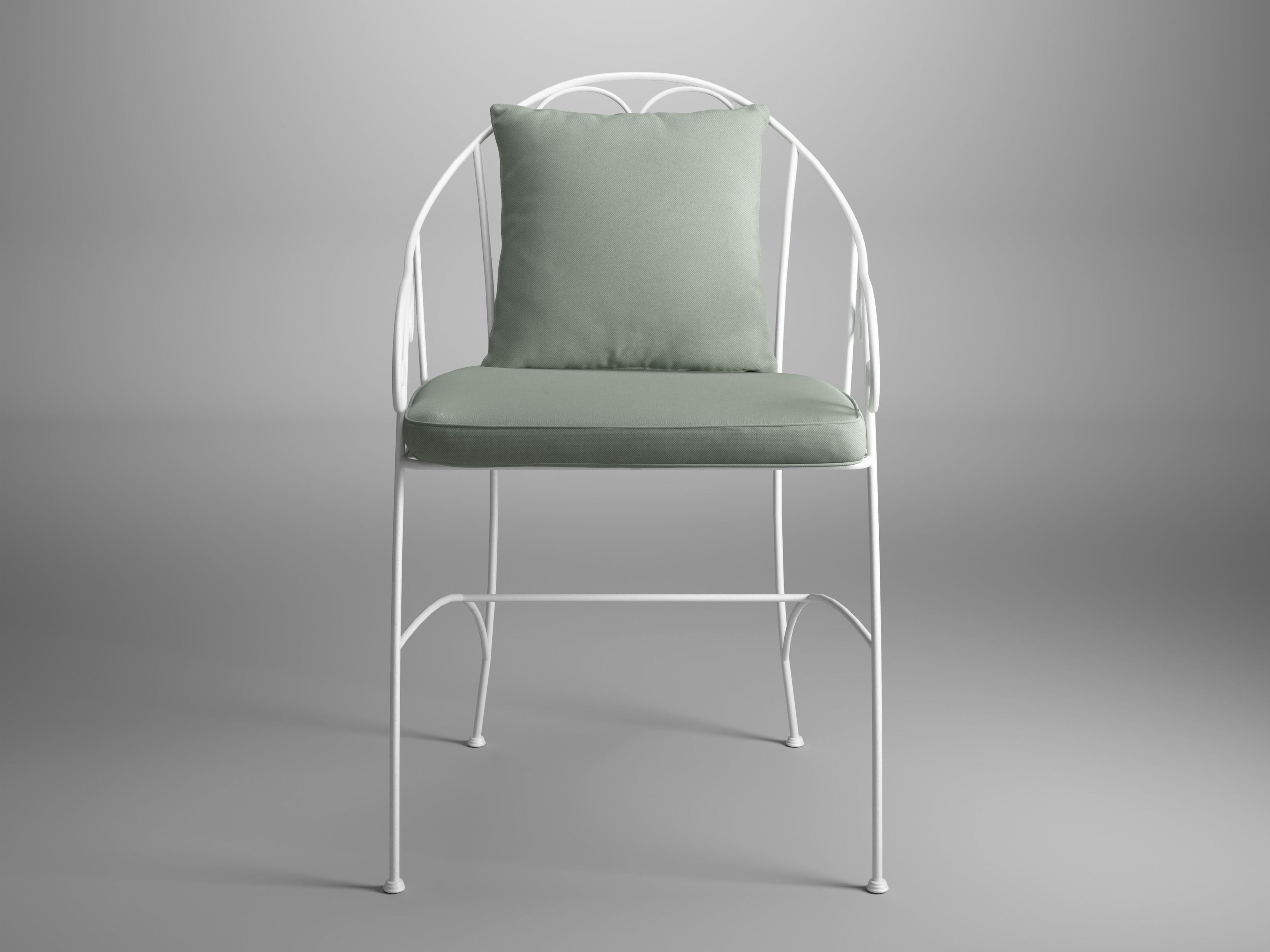 Садовый стул из оцинкованной стали Galbiati Outdoor Alpemare Collection ARCH-00054699