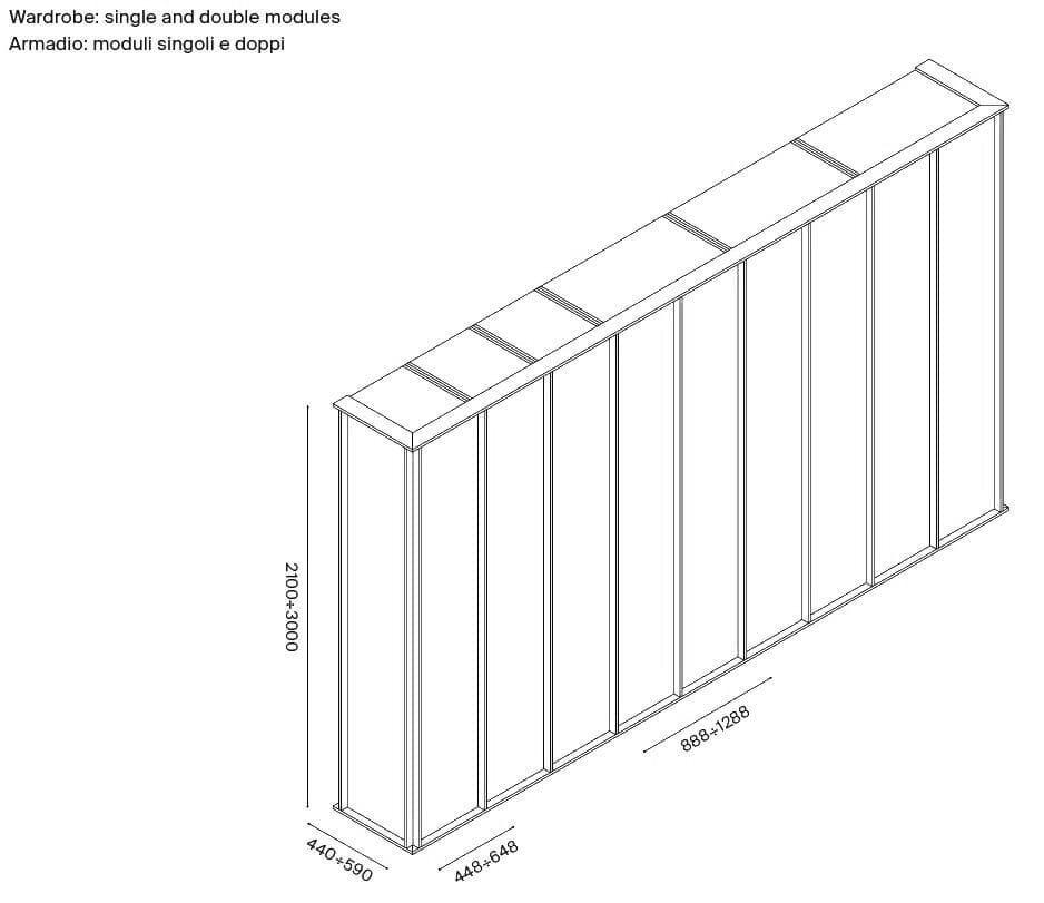 Модульный шкаф XILIA LAY-OUT ARCH-00114471 - Вид №8