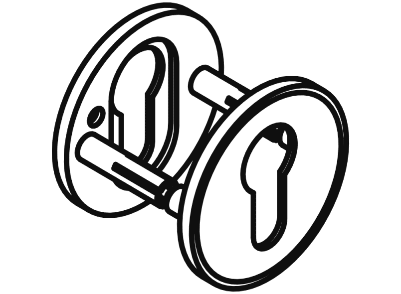 306.23PBVI розетка для ключей HEWI System 111 | Polyamid  - Вид №2