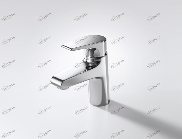 Смеситель для ванной комнаты на раковину низкий VEGA F1119177CP bravat