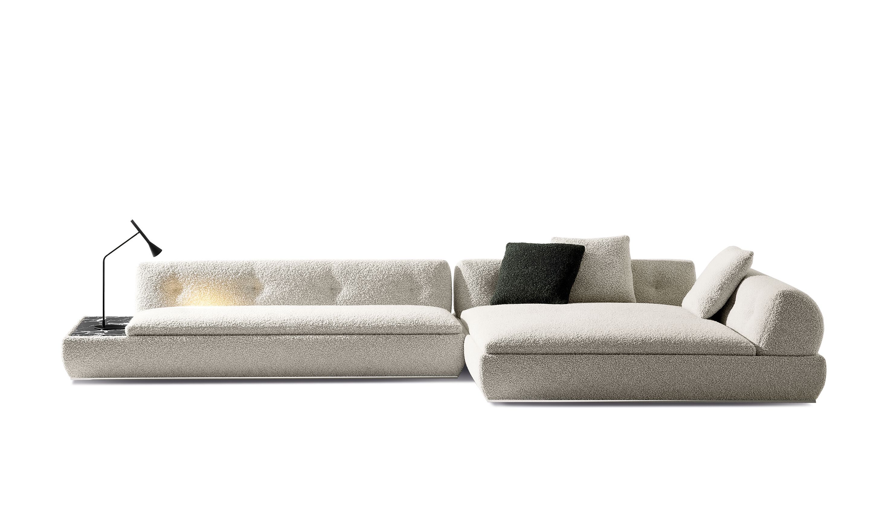 Секционный диван из ткани Minotti Supermoon ARCH-00101155 - Вид №1