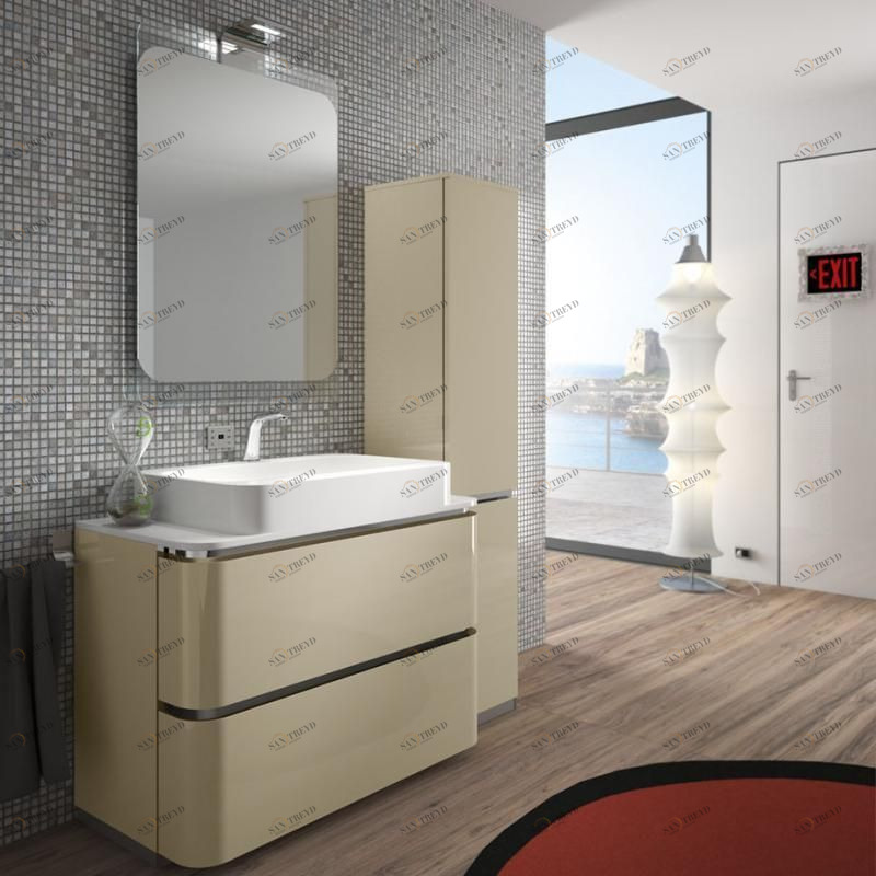 AC17 ACACIA Комплект мебели для ванной комнаты 135х 51х 72 см ARDECO Ardeco S. R. L 7988